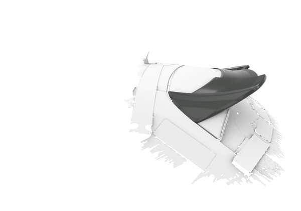 Añadido Aleron Audi A3 8v Cabrio Und Coupe 2012-2020 plastico abs