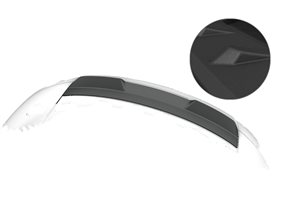 Añadido Aleron Audi Tt / Tts 8j todos 2006-2014 plastico abs
