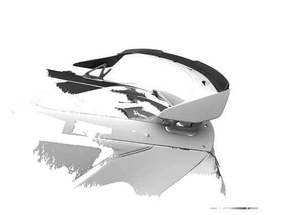 Añadido Aleron Honda Civic Type R Fl5 todos 2023- plastico abs