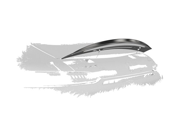 Añadido Aleron Mercedes-benz Amg Gt (190) Coupe 03/201712/2021 plastico abs