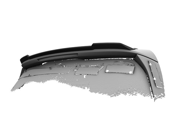 Añadido Aleron Mercedes-benz Glb X247 Gti, Gtd, Gte, R, R-line 2019- plastico abs