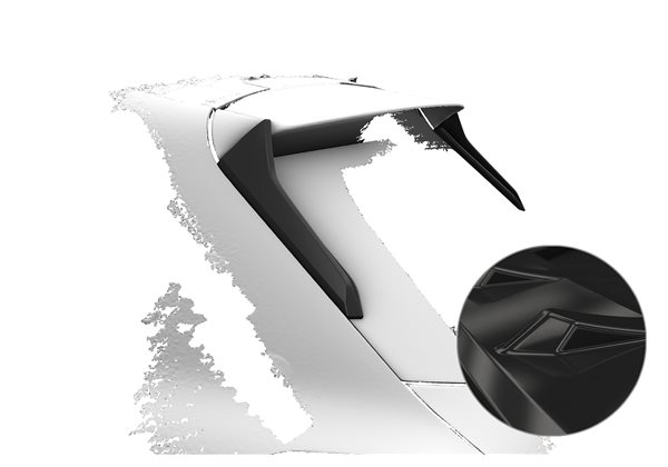 Añadido Aleron Seat Ibiza 5 (6f) Limousine 2017- plastico abs