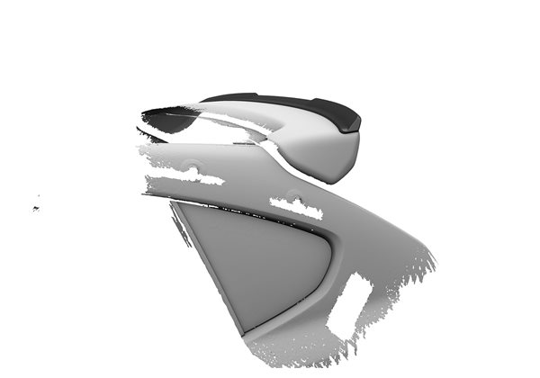 Añadido Aleron Subaru Xv Crosstrek Variant 2011-2018 plastico abs