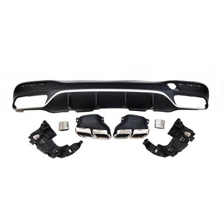 Añadido trasero Audi A4 B9 Avant con Endrohr L/R