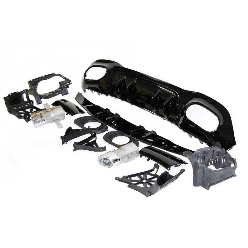 Añadido trasero Audi A3 8V Sportback Facelift gefräßt