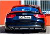 Añadido trasero Audi A5 B8 Facelift con S-Line Diffusor und Endrohr links