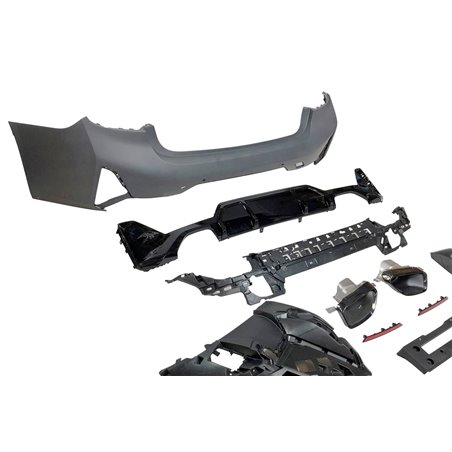 Añadido trasero Audi TTS 8J Coupe desde año 2009-