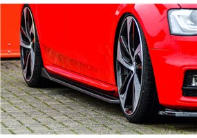 Añadidos laterales Audi A4 B8 S-Line + S4 B8 Facelift año 2011-2015