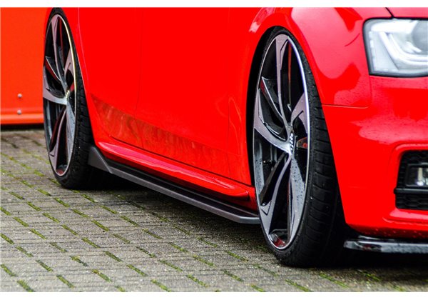 Añadidos laterales Audi A4 B8 S-Line + S4 B8 Facelift año 2011-2015