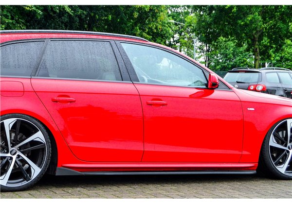 Añadidos laterales Audi A4 B8 S-Line + S4 B8 Facelift año 2011-2015