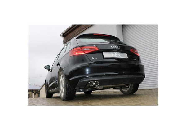 Escape deportivo Fox Audi A3/ S3 8V desde 2012 Sportback 1,2l 1,4l 1,6l TDI 2,0l TDI