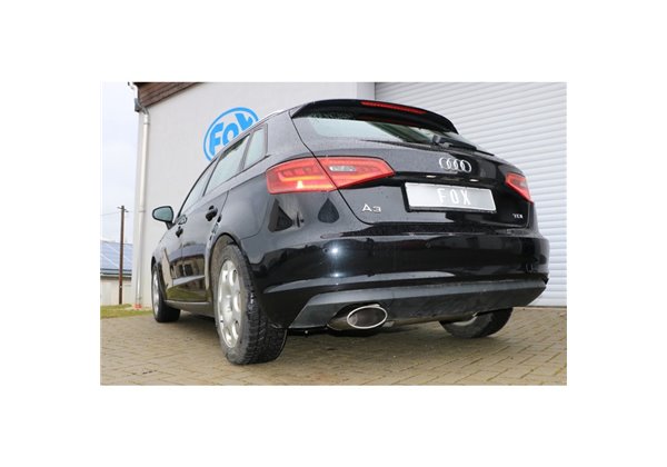 Escape deportivo Fox Audi A3/ S3 8V desde 2012 Sportback 1,2l 1,4l 1,6l TDI 2,0l TDI