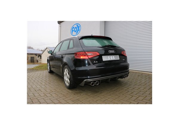Escape deportivo Fox Audi A3/ S3 8V desde 2012 Sportback 1,2l 1,4l 1,6l TDI 2,0l TDI