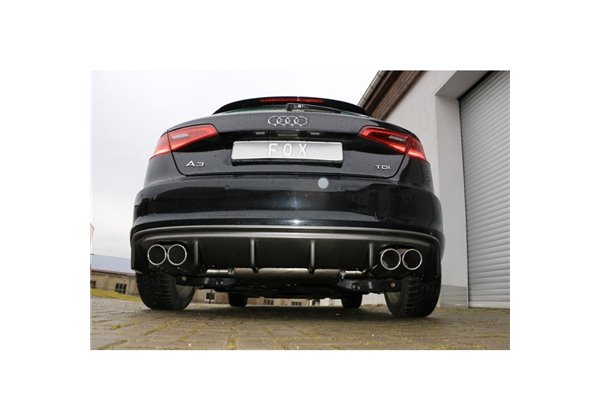 Escape deportivo Fox Audi A3/ S3 8V desde 2012 Sportback 1,2l 1,4l 1,6l TDI 2,0l TDI