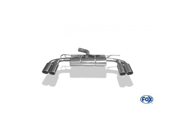 Escape deportivo Fox Audi A3/ S3 8V desde 2012 Sportback 1,2l 1,4l 1,6l TDI 2,0l TDI