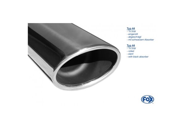 Escape deportivo Fox Audi A3/ S3 8V desde 2012 Sportback 1,2l 1,4l 1,6l TDI 2,0l TDI