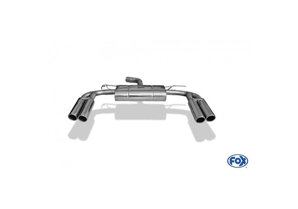 Escape deportivo Fox Audi A3/ S3 8V desde 2012 Limousine/ Cabrio 1,2l 1,4l 1,6l TDI 2,0l TDI