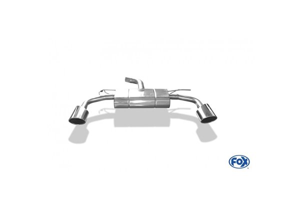 Escape deportivo Fox Audi A3/ S3 8V desde 2012 Sportback 1,8l