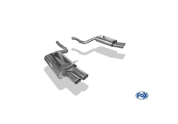 Escape deportivo Fox Audi A4/ S4/ RS4 B7 B7 quattro (1,8l/ 2,0l/ 3,0l TDI) Todos