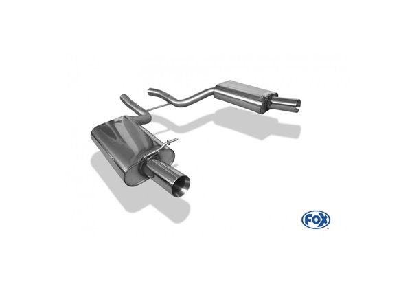 Escape deportivo Fox Audi A4/ S4/ RS4 B6 B6 S4 Cabrio Todos