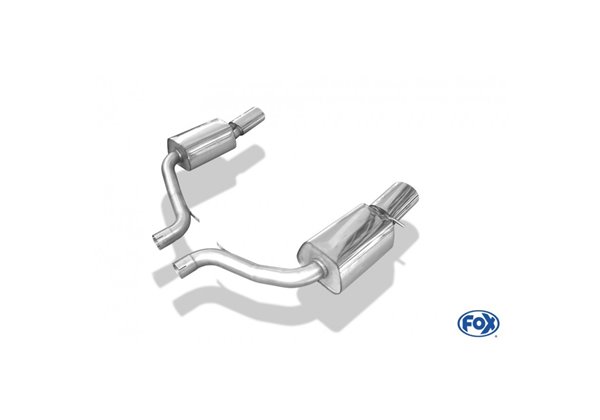 Escape deportivo Fox Audi A6/ S6/ RS6 4F RS6 Todos