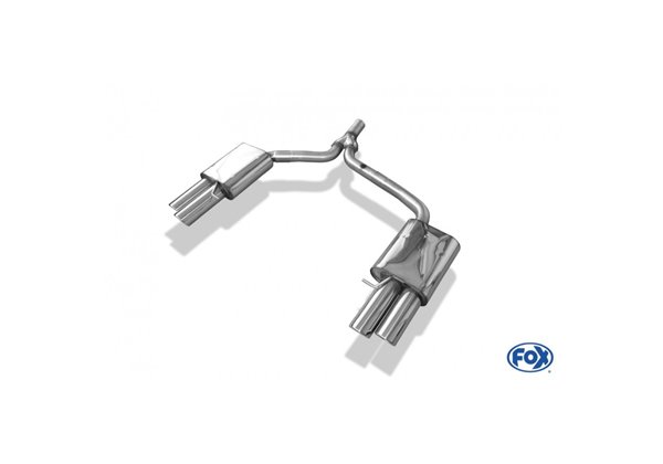 Escape deportivo Fox Audi A4/ S4/ RS4 B8 2,0l TFSI Todos