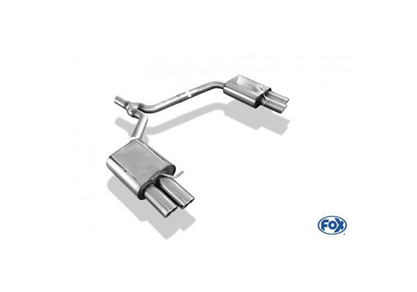 Escape deportivo Fox Audi A5/ S5/ RS5 Coupe 2,0l TFSI Todos