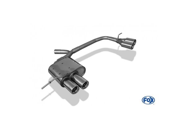 Escape deportivo Fox BMW 1er E87 - 2003-2012 118d 120d Todos