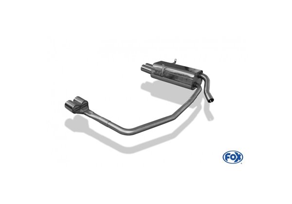 Escape deportivo Fox BMW 3er E36 316/ 318 55 Anlage