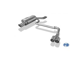 Escape deportivo Fox BMW 3er E46 320/ 325/ 330 Bj. desde 00 Todos