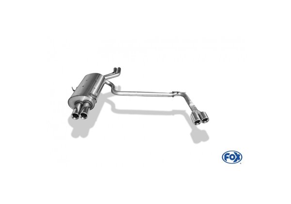 Escape deportivo Fox BMW 3er E46 320/ 325/ 330 Bj. desde 00 Todos