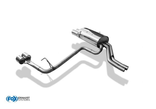Escape deportivo Fox Bmw 3er E46 320/ 325/ 330 Todos