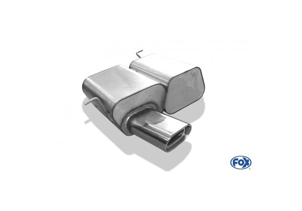 Escape deportivo Fox BMW 3er E46 316Ti/ 318Ti Compact Todos