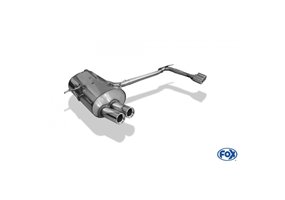 Escape deportivo Fox BMW 3er E46 320/ 323/ 328 Bj. 98-00 ESD auf Serie