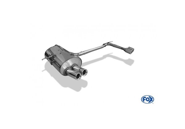 Escape deportivo Fox BMW 3er E46 320/ 323/ 328 Bj. 98-00 ESD auf Serie