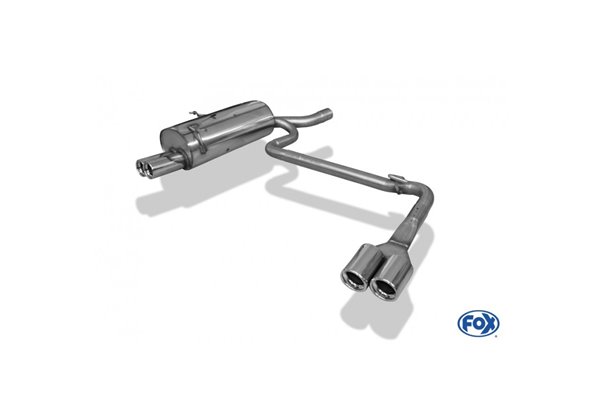 Escape deportivo Fox BMW 3er E46 320/ 323/ 328 Bj. 98-00 ESD auf Serie