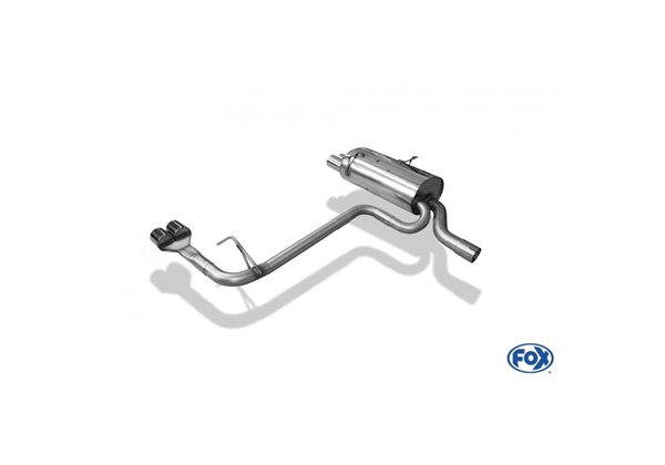 Escape deportivo Fox BMW 3er E46 320/ 323/ 328 Bj. 98-00 ESD auf Serie