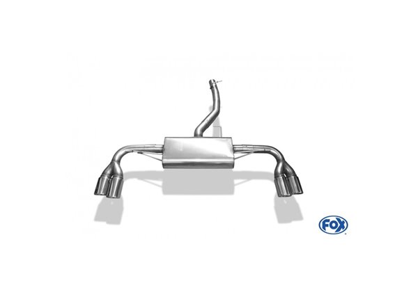 Escape deportivo Fox BMW X3 F25 18i/ 18d bis 28i/30d Todos