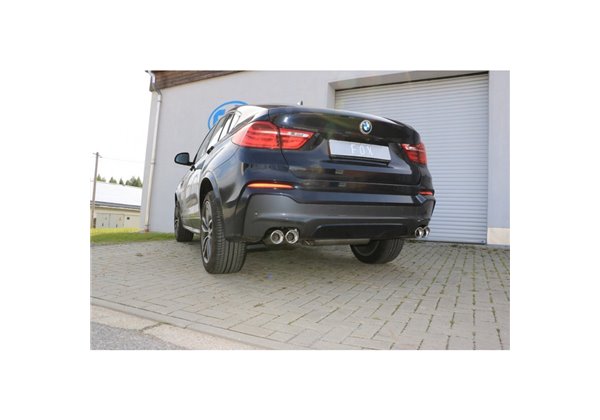 Escape deportivo Fox BMW X4 F26 (2014-2017) 18i/ 18d bis 28i/30d Todos