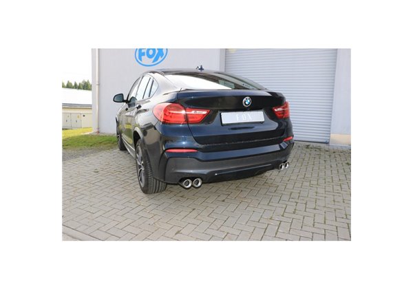 Escape deportivo Fox BMW X4 F26 (2014-2017) 18i/ 18d bis 28i/30d Todos