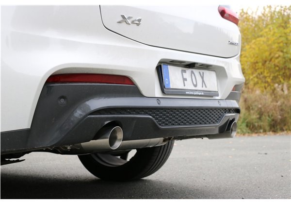 Escape deportivo Fox Bmw X4 G02 30i 2018