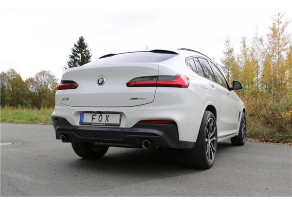 Escape deportivo Fox Bmw X4 G02 30i 2018