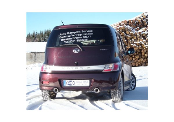 Escape deportivo Fox Daihatsu Materia Todos