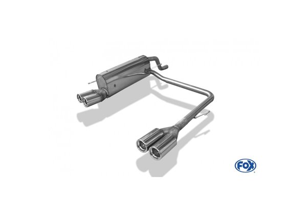 Escape deportivo Fox Fiat Grande Punto Benzin Todos