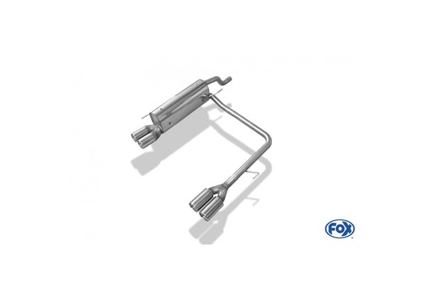 Escape deportivo Fox Fiat Grande Punto Benzin Todos