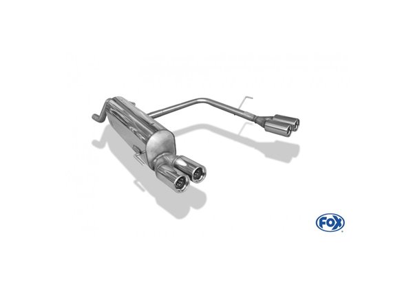 Escape deportivo Fox Fiat Grande Punto Benzin Todos