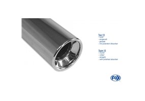 Escape deportivo Fox Ford Focus II (desde 2004) Tunier 63,5mm