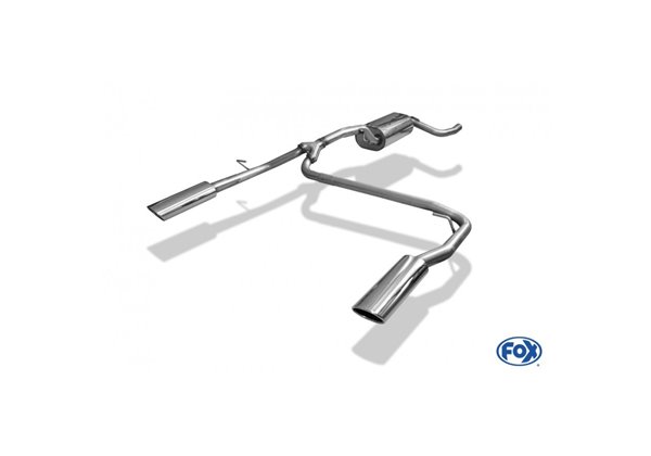 Escape deportivo Fox Ford Focus III (Bj. desde 2011) Tunier Ecoboost 1,0l Todos