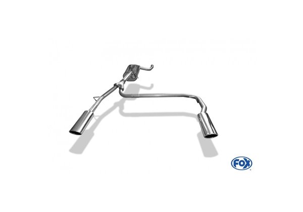 Escape deportivo Fox Ford Focus III (Bj. desde 2011) Tunier Ecoboost 1,0l Todos