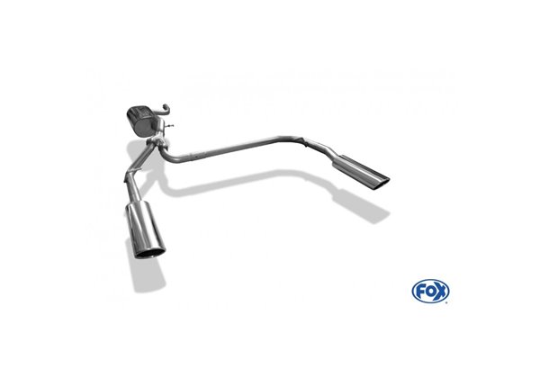 Escape deportivo Fox Ford Focus III (Bj. desde 2011) Tunier Ecoboost 1,0l Todos